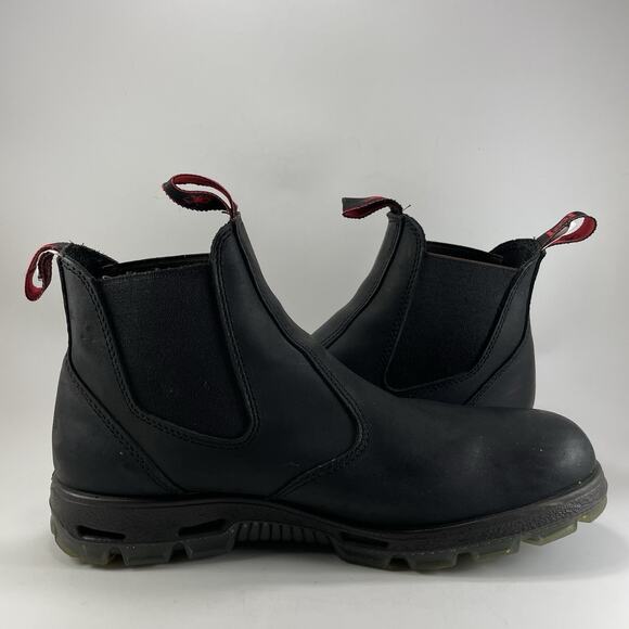 Redback Boots Easy Escape Mens Size US 14/ AU 13 Black Leather Work Chelsea